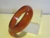 vintage chunky warm honey coloured bakelite bracelet