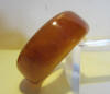 vintage chunky amber coloured bakelite bracelet. ca  3 cm wide